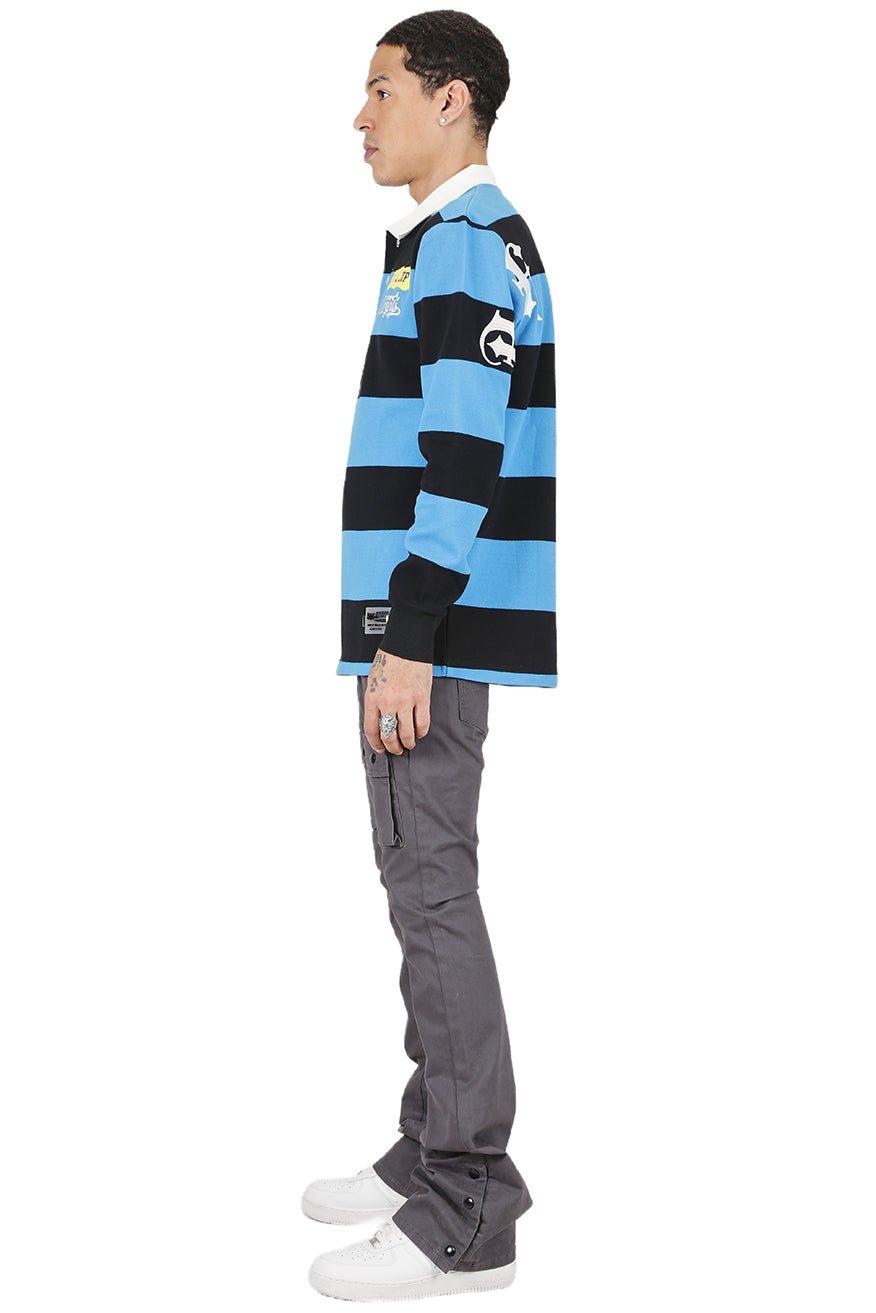 OCEAN Men's Long Sleeve Polo Shirt